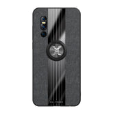 XINLI Stitching Cloth Textue Shockproof TPU Protective Case with Ring Holder, For Vivo X27, For Vivo Y91, For Vivo Y95, For Vivo X23
